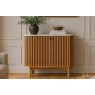 Soho Natural Oak Slatted Cupboard with Marble Top Soho Natural Oak Slatted Cupboard with Marble Top