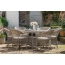 Gallery Direct Menton Outdoor 6 Seater Round Dining Set Gallery Direct Menton Outdoor 6 Seater Round Dining Set