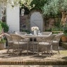 Gallery Direct Menton Outdoor 6 Seater Round Dining Set Gallery Direct Menton Outdoor 6 Seater Round Dining Set