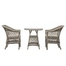 Gallery Direct Menton Outdoor Bistro Set Stone Gallery Direct Menton Outdoor Bistro Set Stone