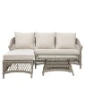 Gallery Direct Menton Outdoor Chaise Set Stone Gallery Direct Menton Outdoor Chaise Set Stone