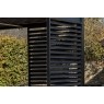 Gallery Direct Messina Black Pergola Louvre Screen 218x90cm Gallery Direct Messina Black Pergola Louvre Screen 218x90cm
