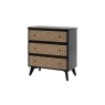 Gallery Direct Skylar Rattan 3 Drawer Chest of Drawers Gallery Direct Skylar Rattan 3 Drawer Chest of Drawers