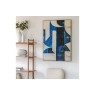 Gallery Direct Cobalt Abstract Framed Canvas 900x1200mm