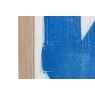 Gallery Direct Cobalt Abstract Framed Canvas 900x1200mm Gallery Direct Cobalt Abstract Framed Canvas 900x1200mm
