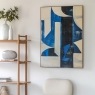 Gallery Direct Cobalt Abstract Framed Canvas 900x1200mm Gallery Direct Cobalt Abstract Framed Canvas 900x1200mm