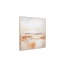 Gallery Direct Warm Haze Framed Canvas 1000x1000mm Gallery Direct Warm Haze Framed Canvas 1000x1000mm