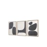 Gallery Direct Pebble Collection Framed Canvas Set of 3 Gallery Direct Pebble Collection Framed Canvas Set of 3