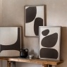 Gallery Direct Pebble Collection Framed Canvas Set of 3 Gallery Direct Pebble Collection Framed Canvas Set of 3