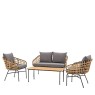 Gallery Direct Antigua Outdoor Woven Wicker Lounge Set Gallery Direct Antigua Outdoor Woven Wicker Lounge Set