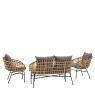 Gallery Direct Antigua Outdoor Woven Wicker Lounge Set Gallery Direct Antigua Outdoor Woven Wicker Lounge Set