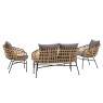 Gallery Direct Antigua Outdoor Woven Wicker Lounge Set Gallery Direct Antigua Outdoor Woven Wicker Lounge Set
