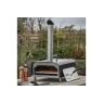 Gallery Direct Sassari Outdoor Pellet Pizza Oven Black