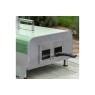 Gallery Direct Sassari Outdoor Pellet Pizza Oven Green Gallery Direct Sassari Outdoor Pellet Pizza Oven Green