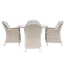 Gallery Direct Holton Outdoor Woven 4 Seater Round Dining Set Gallery Direct Holton Outdoor Woven 4 Seater Round Dining Set