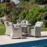 Gallery Direct Holton Outdoor Woven 4 Seater Round Dining Set Gallery Direct Holton Outdoor Woven 4 Seater Round Dining Set