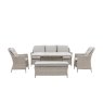 Gallery Direct Holton Outdoor Woven Rectangle Dining Set