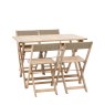 Gallery Direct Lindos Acacia Lindos Folding Dining Set Gallery Direct Lindos Acacia Lindos Folding Dining Set