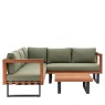 Gallery Direct Oad Slatted Outdoor Corner Sofa Set Gallery Direct Oad Slatted Outdoor Corner Sofa Set