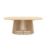 Gallery Direct Rialto Acacia Oval 6 Seater Dining Table Gallery Direct Rialto Acacia Oval 6 Seater Dining Table