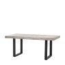 Gallery Direct Taranto Weathered 6 Seater Dining Table Gallery Direct Taranto Weathered 6 Seater Dining Table