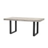 Gallery Direct Taranto Weathered 6 Seater Dining Table Gallery Direct Taranto Weathered 6 Seater Dining Table