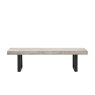Gallery Direct Taranto Weathered Dining Bench Gallery Direct Taranto Weathered Dining Bench