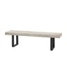 Gallery Direct Taranto Weathered Dining Bench Gallery Direct Taranto Weathered Dining Bench