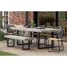 Gallery Direct Taranto Weathered 8 Seater Dining Table Gallery Direct Taranto Weathered 8 Seater Dining Table