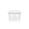 Gallery Direct Lindos Acacia White Folding Dining Set Gallery Direct Lindos Acacia White Folding Dining Set