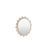 Gallery Direct Shoreditch Round Mirror Taupe 600mm Gallery Direct Shoreditch Round Mirror Taupe 600mm