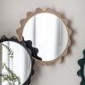 Gallery Direct Shoreditch Round Mirror Taupe 600mm Gallery Direct Shoreditch Round Mirror Taupe 600mm