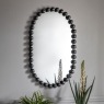 Gallery Direct Ceretti Mirror Black 600 x 50 x 900mm Gallery Direct Ceretti Mirror Black 600 x 50 x 900mm