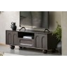 Gallery Direct Arc Walnut Mango Wood Media TV Unit