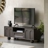 Gallery Direct Arc Walnut Mango Wood Media TV Unit Gallery Direct Arc Walnut Mango Wood Media TV Unit