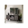 Gallery Direct Arc Walnut Mango Wood Media TV Unit