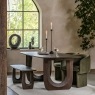Gallery Direct Arc Walnut Mango Wood 200cm Dining Table Gallery Direct Arc Walnut Mango Wood 200cm Dining Table