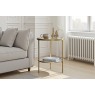 Gallery Direct Hudson Champagne Side Table Gallery Direct Hudson Champagne Side Table