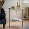 Gallery Direct Hudson Champagne Side Table Gallery Direct Hudson Champagne Side Table