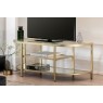Gallery Direct Hudson Champagne Media TV Unit