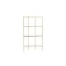 Gallery Direct Hudson Champagne Bookcase Display Unit Gallery Direct Hudson Champagne Bookcase Display Unit