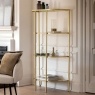 Gallery Direct Hudson Champagne Bookcase Display Unit Gallery Direct Hudson Champagne Bookcase Display Unit