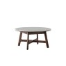 Gallery Direct Barcelona Dark Wood Coffee Table with Marble Top Gallery Direct Barcelona Dark Wood Coffee Table with Marble Top