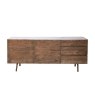 Gallery Direct Barcelona Dark Wood Sideboard with Marble Top Gallery Direct Barcelona Dark Wood Sideboard with Marble Top