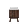 Gallery Direct Barcelona Dark Wood Media TV Unit with Marble Top Gallery Direct Barcelona Dark Wood Media TV Unit with Marble Top