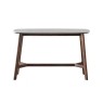Gallery Direct Barcelona Dark Wood Console Table with Marble Top Gallery Direct Barcelona Dark Wood Console Table with Marble Top