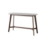 Gallery Direct Barcelona Dark Wood Console Table with Marble Top Gallery Direct Barcelona Dark Wood Console Table with Marble Top