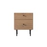 Gallery Direct Okayama Oak Bedside Table Gallery Direct Okayama Oak Bedside Table