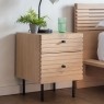 Gallery Direct Okayama Oak Bedside Table Gallery Direct Okayama Oak Bedside Table