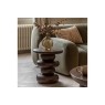 Gallery Direct Sculpt Mango Wood Side Table